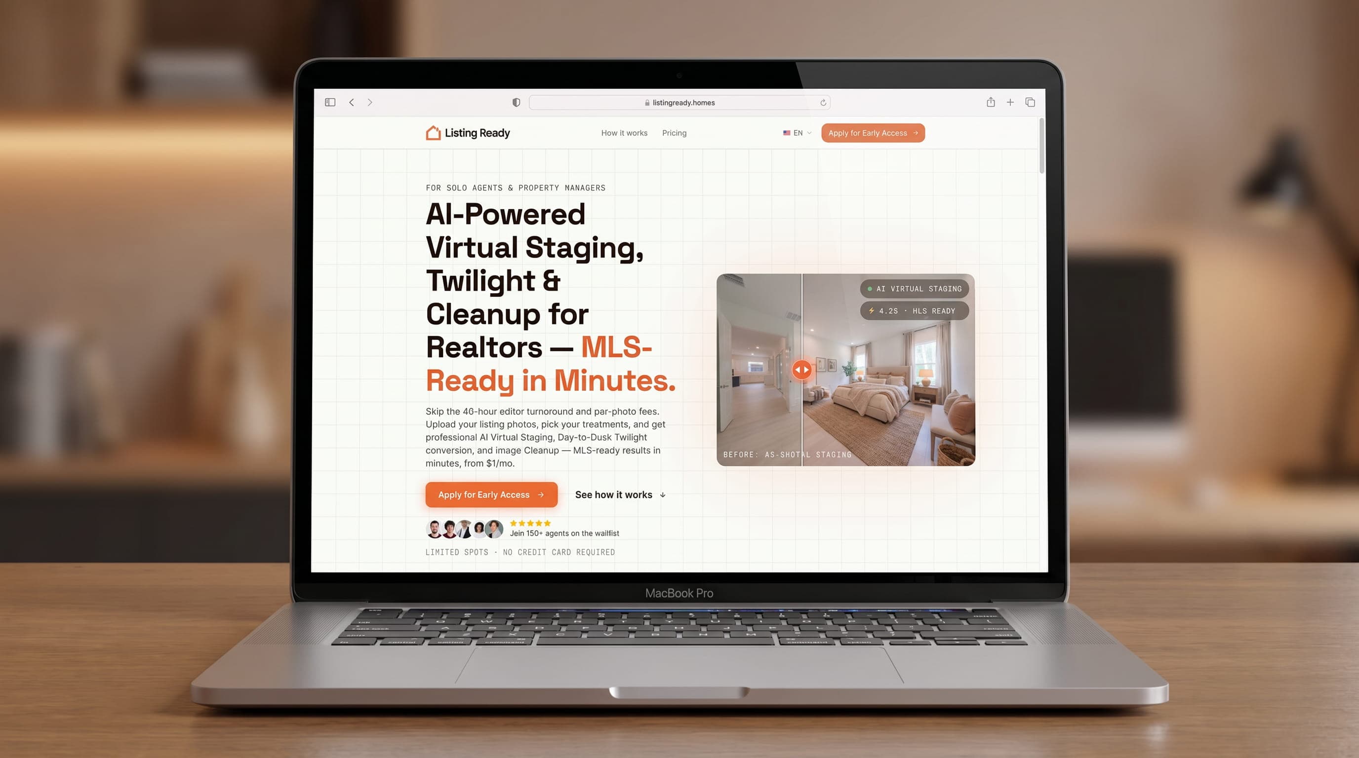 ListingReady — AI Powered Photo Editing for Realtors